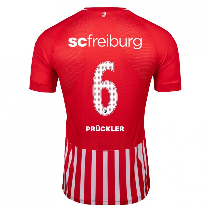 Danxen Damen Moritz Prückler #6 Rot Weiß Schwarz Heimtrikot Trikot 2026/27 T-Shirt Schweiz