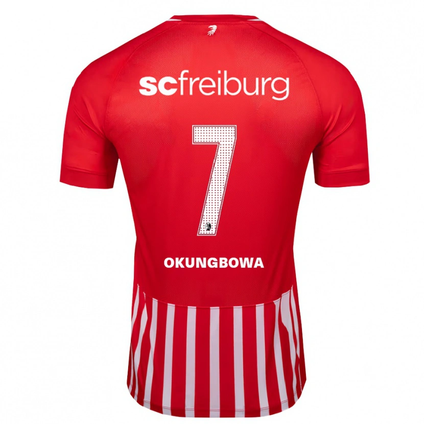 Danxen Damen Osagie Okungbowa #7 Rot Weiß Schwarz Heimtrikot Trikot 2026/27 T-Shirt Schweiz