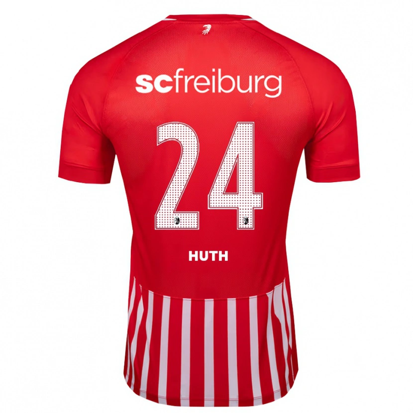 Danxen Damen Jannik Huth #24 Rot Weiß Schwarz Heimtrikot Trikot 2026/27 T-Shirt Schweiz