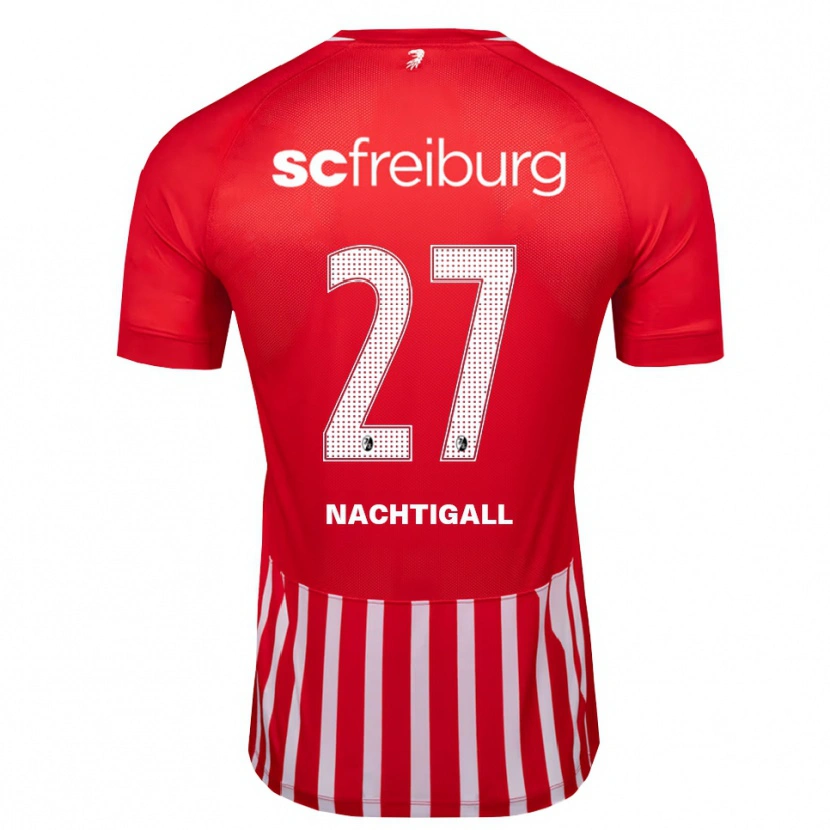 Danxen Damen Sophie Nachtigall #27 Rot Weiß Schwarz Heimtrikot Trikot 2026/27 T-Shirt Schweiz