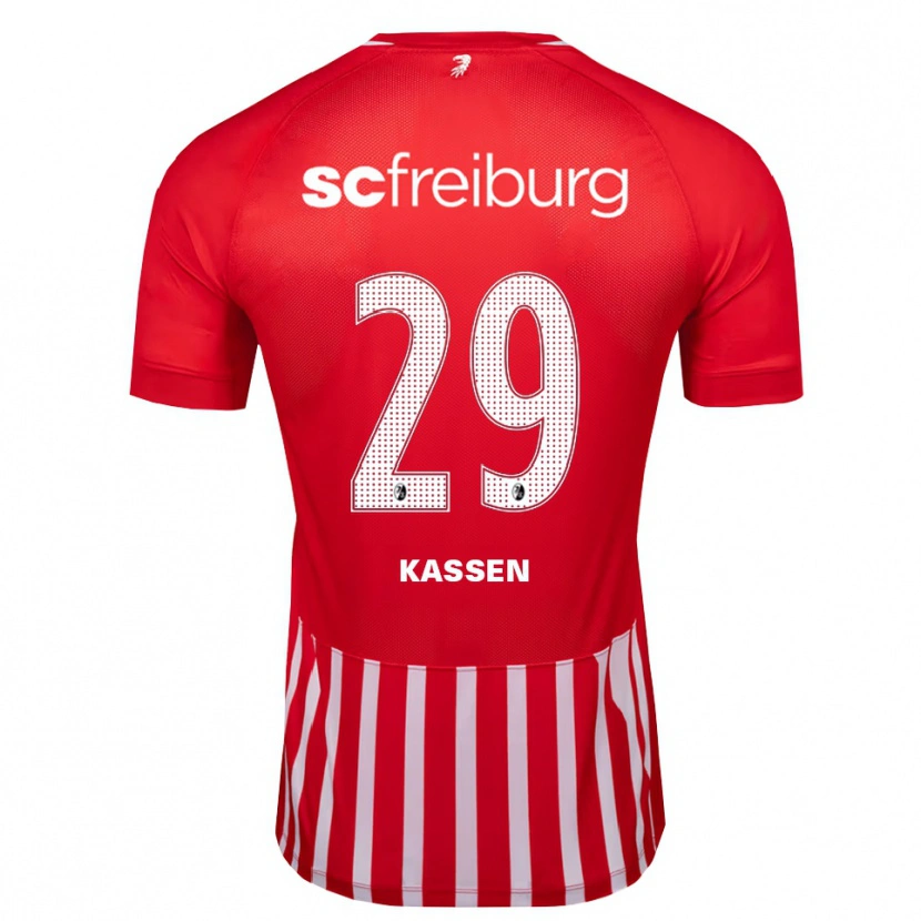 Danxen Damen Julia Kassen #29 Rot Weiß Schwarz Heimtrikot Trikot 2026/27 T-Shirt Schweiz