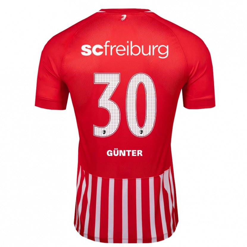 Danxen Damen Christian Günter #30 Rot Weiß Schwarz Heimtrikot Trikot 2026/27 T-Shirt Schweiz