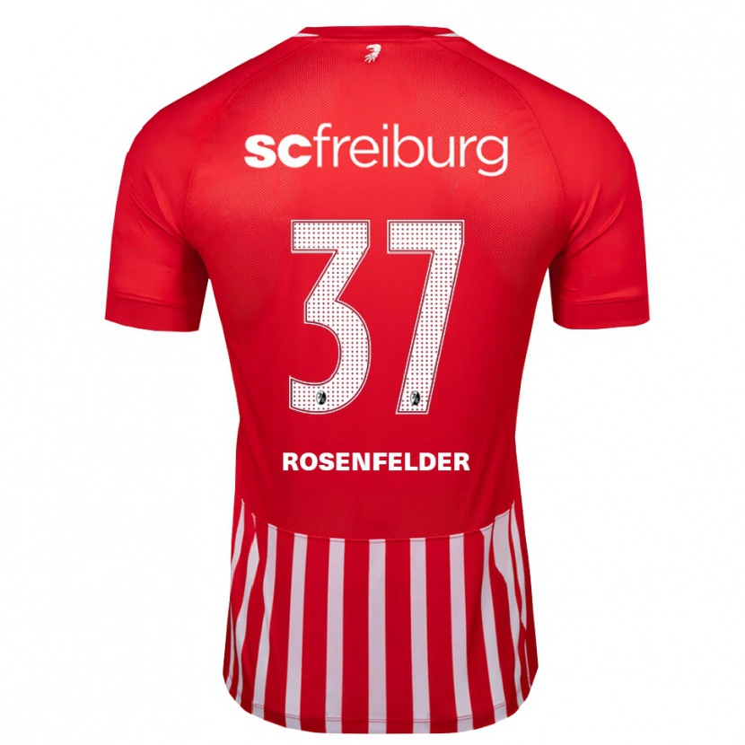 Danxen Damen Max Rosenfelder #37 Rot Weiß Schwarz Heimtrikot Trikot 2026/27 T-Shirt Schweiz