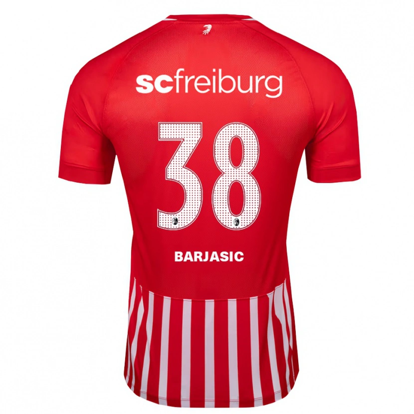 Danxen Damen Josip Barjasic #38 Rot Weiß Schwarz Heimtrikot Trikot 2026/27 T-Shirt Schweiz