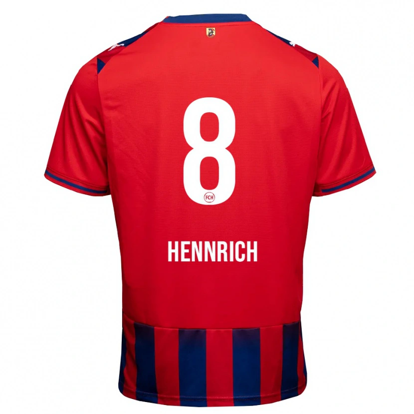 Danxen Damen Paul Hennrich #8 Königsblau Weiß Rot Heimtrikot Trikot 2026/27 T-Shirt Schweiz