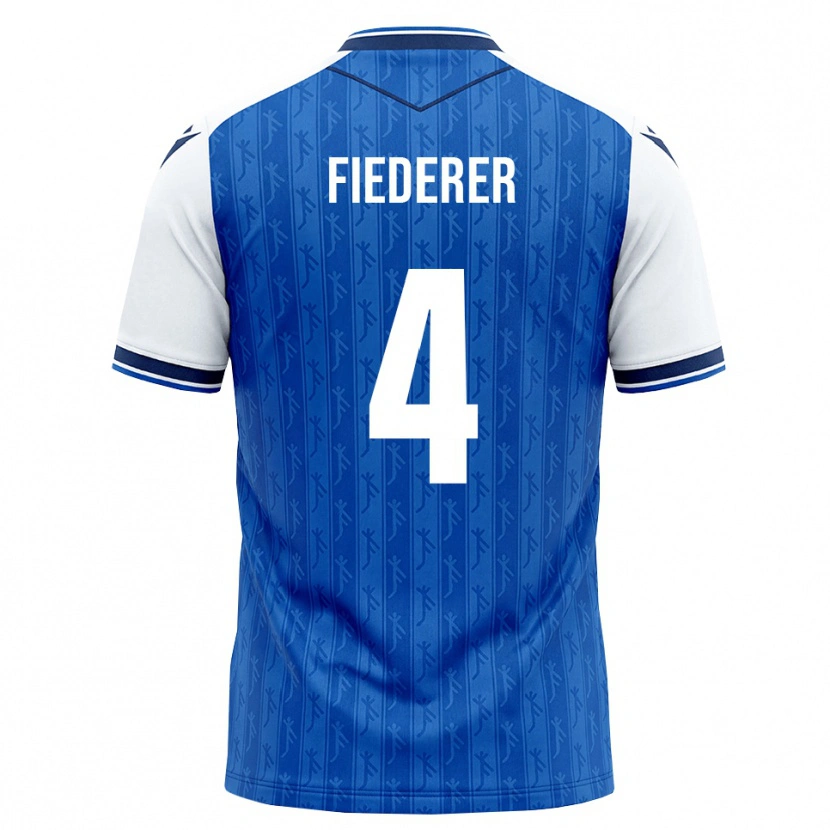 Danxen Damen Tom Fiederer #4 Königsblau Weiß Heimtrikot Trikot 2026/27 T-Shirt Schweiz