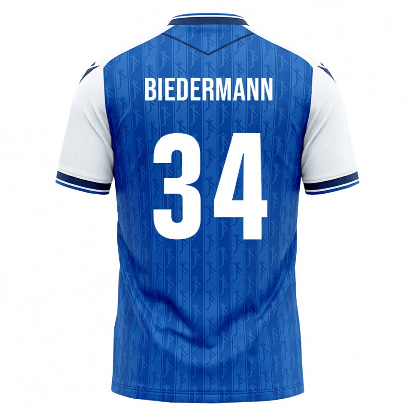 Danxen Damen Nico Biedermann #34 Königsblau Weiß Heimtrikot Trikot 2026/27 T-Shirt Schweiz