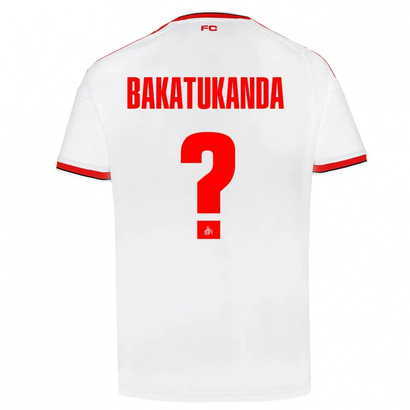 Danxen Damen Elias Bakatukanda #0 Weiß Rot Schwarz Heimtrikot Trikot 2026/27 T-Shirt Schweiz