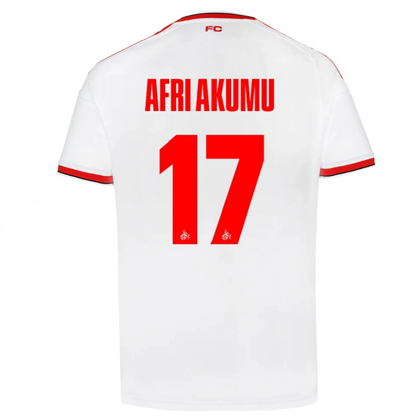 Danxen Damen Maik Afri Akumu #17 Weiß Rot Schwarz Heimtrikot Trikot 2026/27 T-Shirt Schweiz