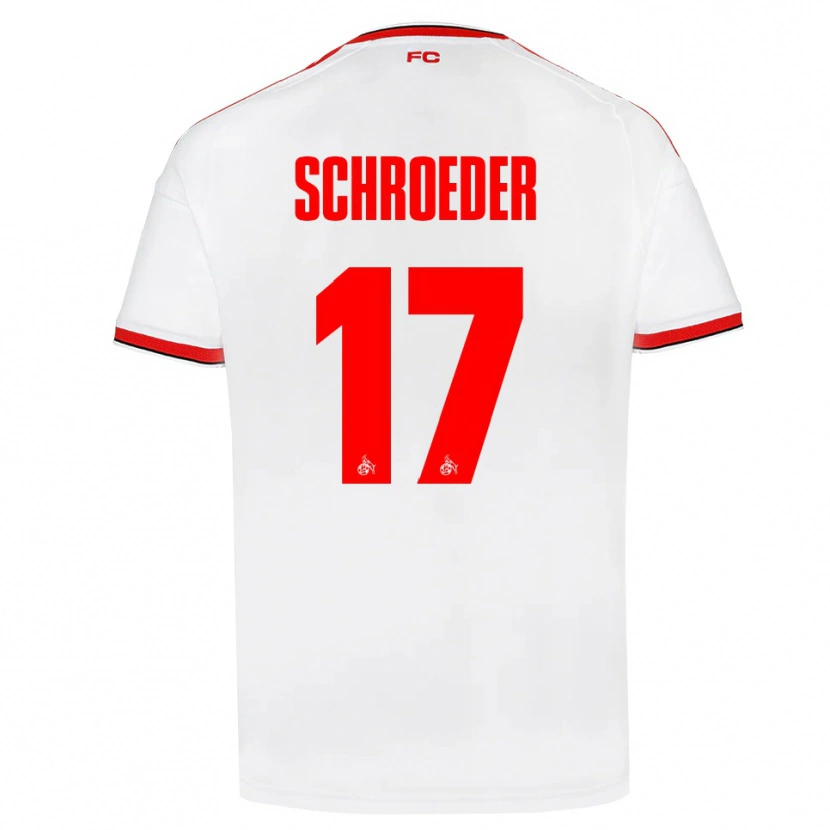 Danxen Damen Alexander Schroeder #17 Weiß Rot Schwarz Heimtrikot Trikot 2026/27 T-Shirt Schweiz