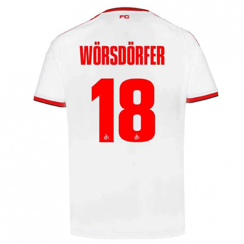 Danxen Damen Len Wörsdörfer #18 Weiß Rot Schwarz Heimtrikot Trikot 2026/27 T-Shirt Schweiz