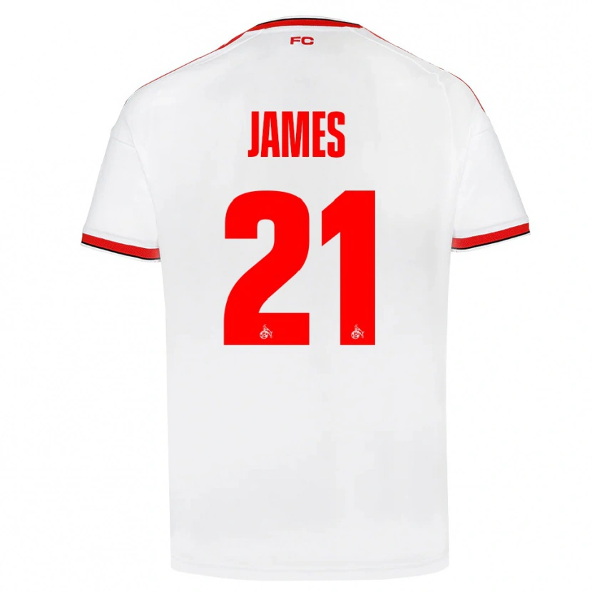 Danxen Damen Martin James #21 Weiß Rot Schwarz Heimtrikot Trikot 2026/27 T-Shirt Schweiz
