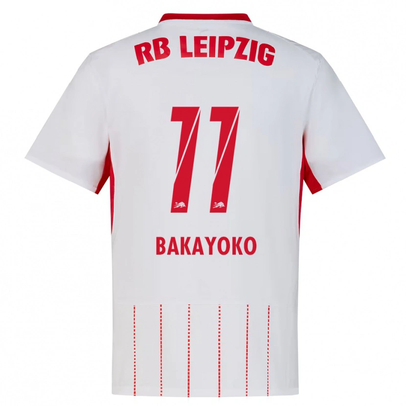 Danxen Damen Johan Bakayoko #11 Rot Weiß Gelb Heimtrikot Trikot 2026/27 T-Shirt Schweiz