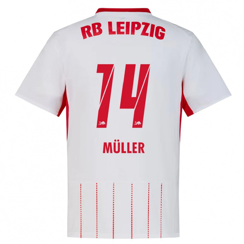 Danxen Damen Hannes Müller #14 Rot Weiß Gelb Heimtrikot Trikot 2026/27 T-Shirt Schweiz