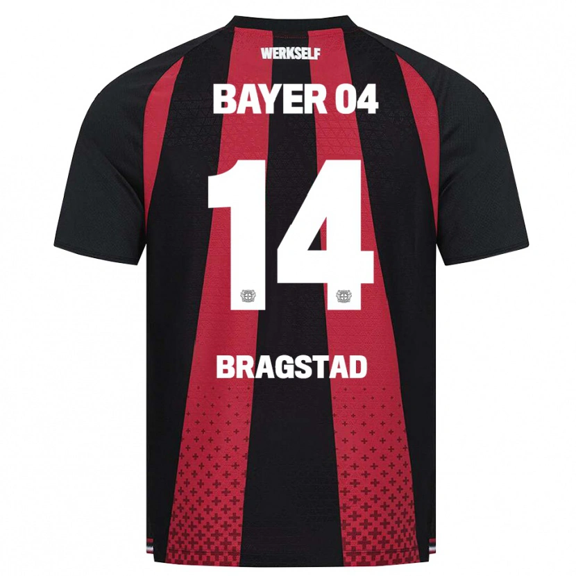 Danxen Damen Emilie Bragstad #14 Schwarz Weiß Rot Heimtrikot Trikot 2026/27 T-Shirt Schweiz