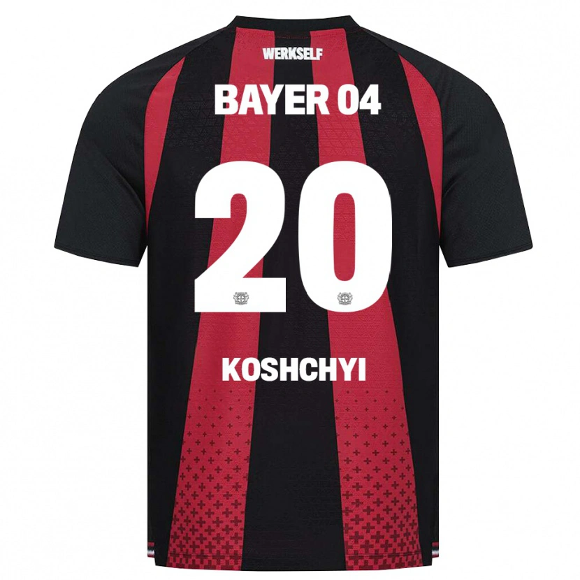 Danxen Damen Yegor Koshchyi #20 Schwarz Weiß Rot Heimtrikot Trikot 2026/27 T-Shirt Schweiz