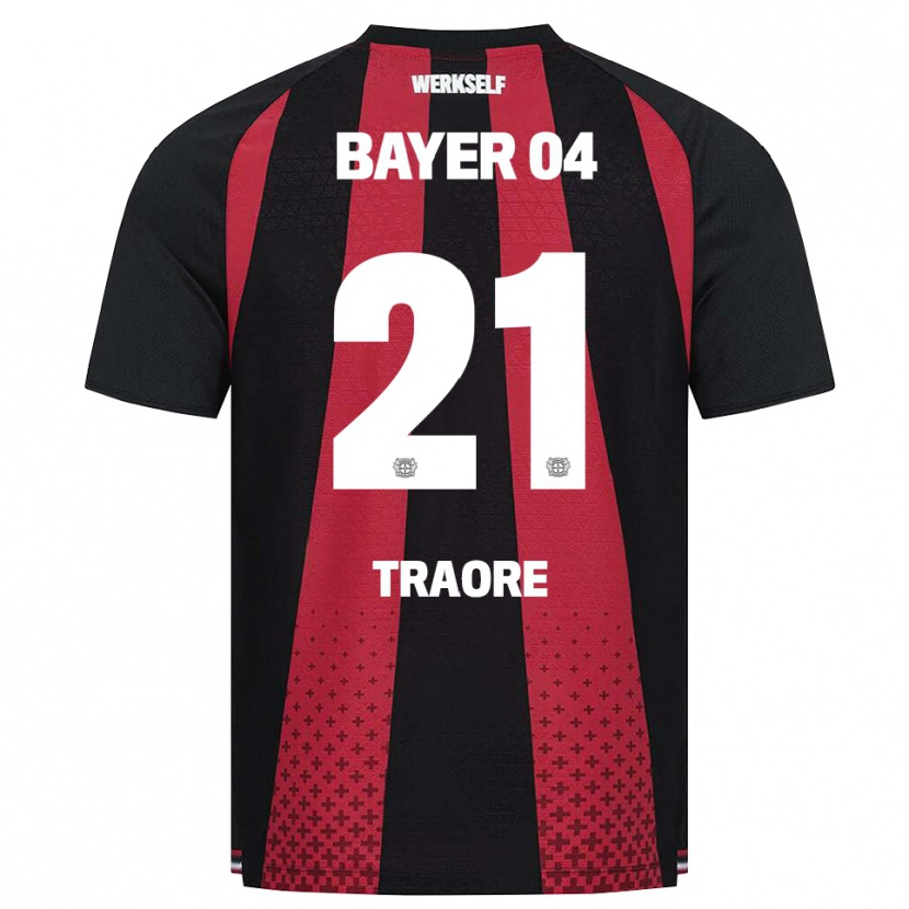 Danxen Damen Amaël-Demba Traoré #21 Schwarz Weiß Rot Heimtrikot Trikot 2026/27 T-Shirt Schweiz