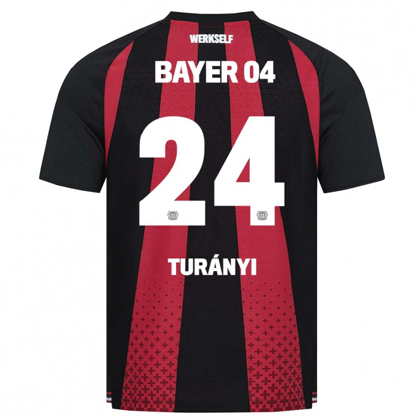 Danxen Damen Lilla Turányi #24 Schwarz Weiß Rot Heimtrikot Trikot 2026/27 T-Shirt Schweiz