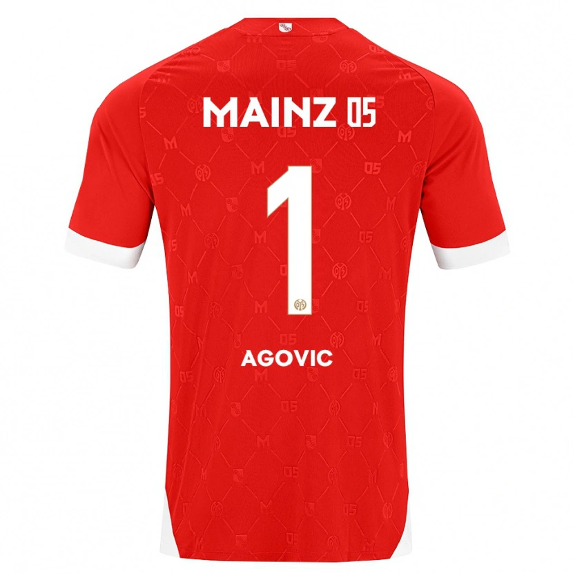 Danxen Damen Daris Agovic #1 Rot Weiß Heimtrikot Trikot 2026/27 T-Shirt Schweiz