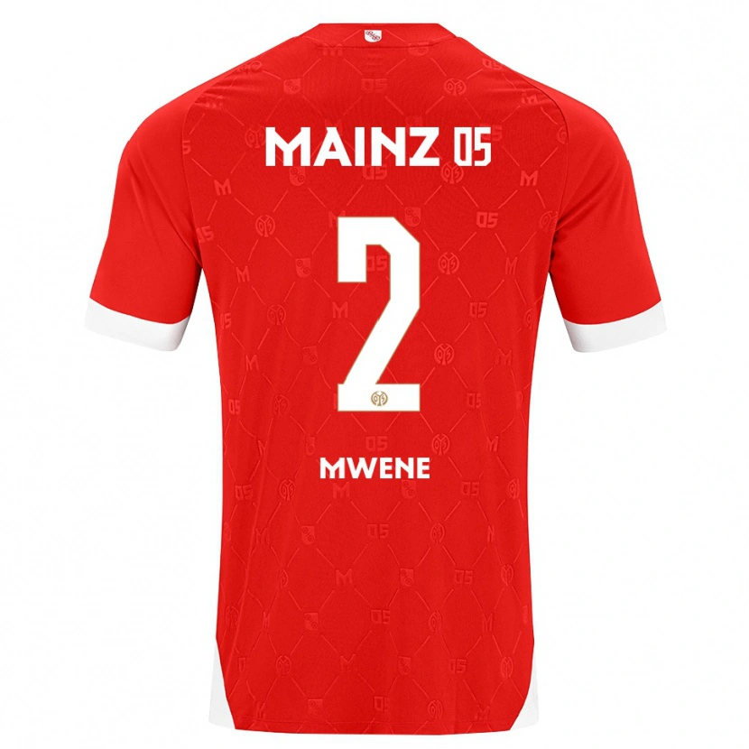 Danxen Damen Phillipp Mwene #2 Rot Weiß Heimtrikot Trikot 2026/27 T-Shirt Schweiz