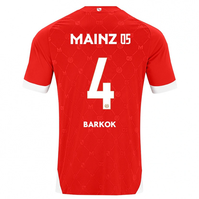 Danxen Damen Aymen Barkok #4 Rot Weiß Heimtrikot Trikot 2026/27 T-Shirt Schweiz