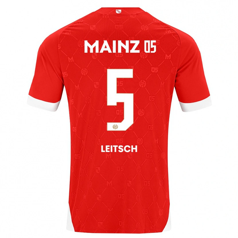 Danxen Damen Maxim Leitsch #5 Rot Weiß Heimtrikot Trikot 2026/27 T-Shirt Schweiz