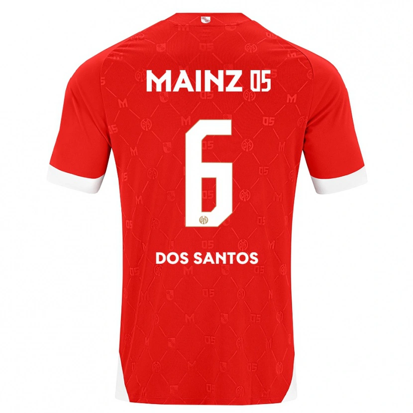 Danxen Damen Alexandre Tavares Dos Santos #6 Rot Weiß Heimtrikot Trikot 2026/27 T-Shirt Schweiz