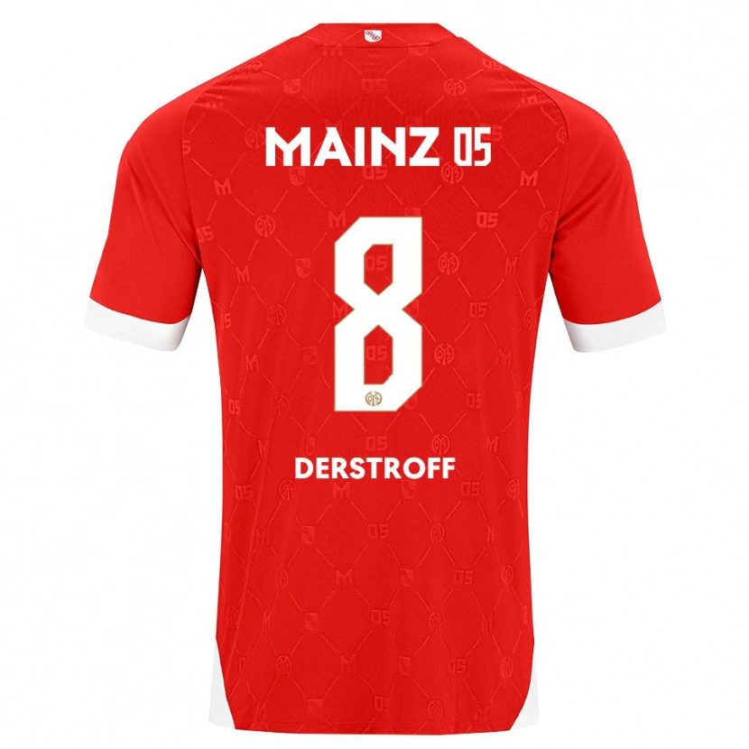 Danxen Damen Julian Derstroff #8 Rot Weiß Heimtrikot Trikot 2026/27 T-Shirt Schweiz
