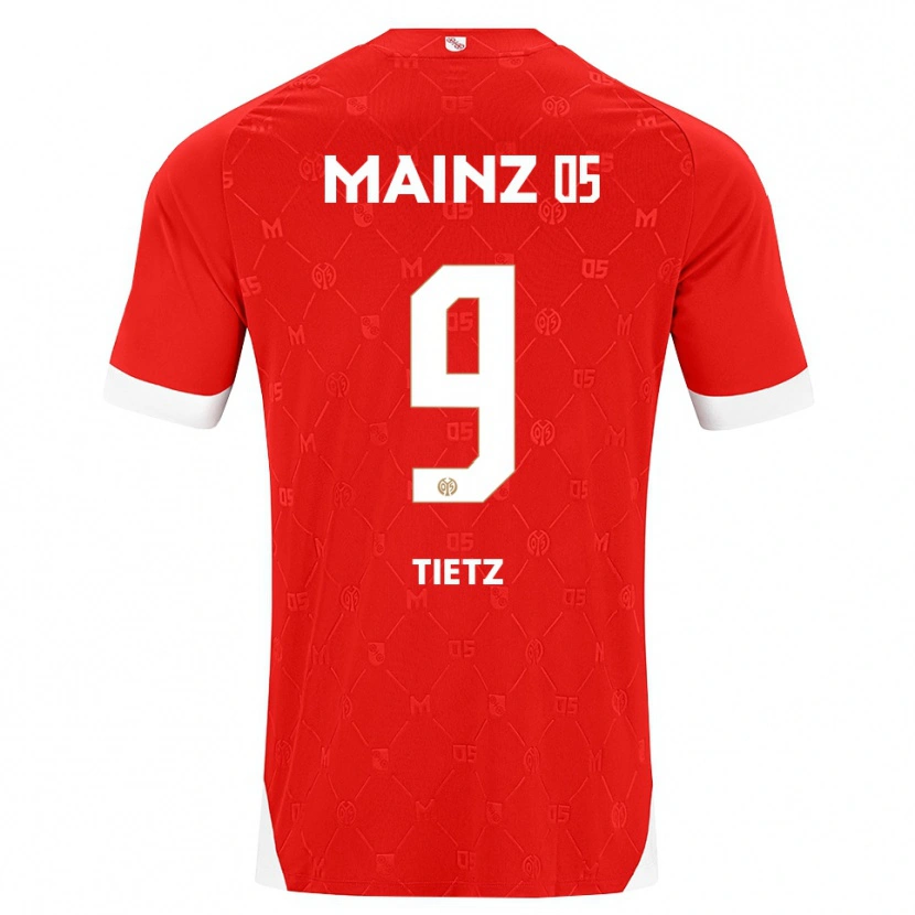 Danxen Damen Phillip Tietz #9 Rot Weiß Heimtrikot Trikot 2026/27 T-Shirt Schweiz
