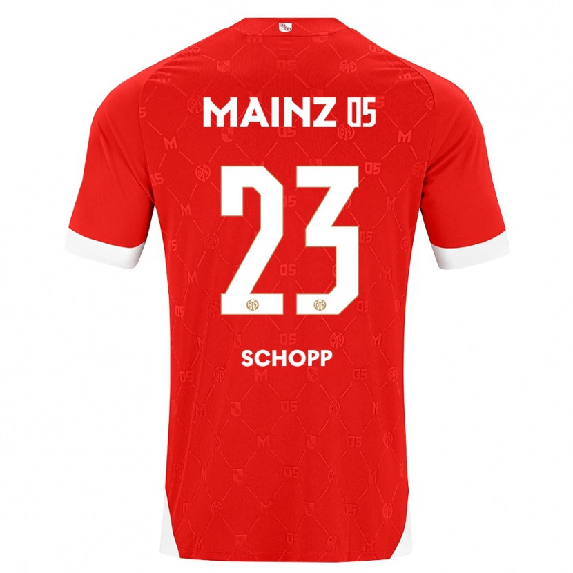 Danxen Damen Konstantin Schopp #23 Rot Weiß Heimtrikot Trikot 2026/27 T-Shirt Schweiz