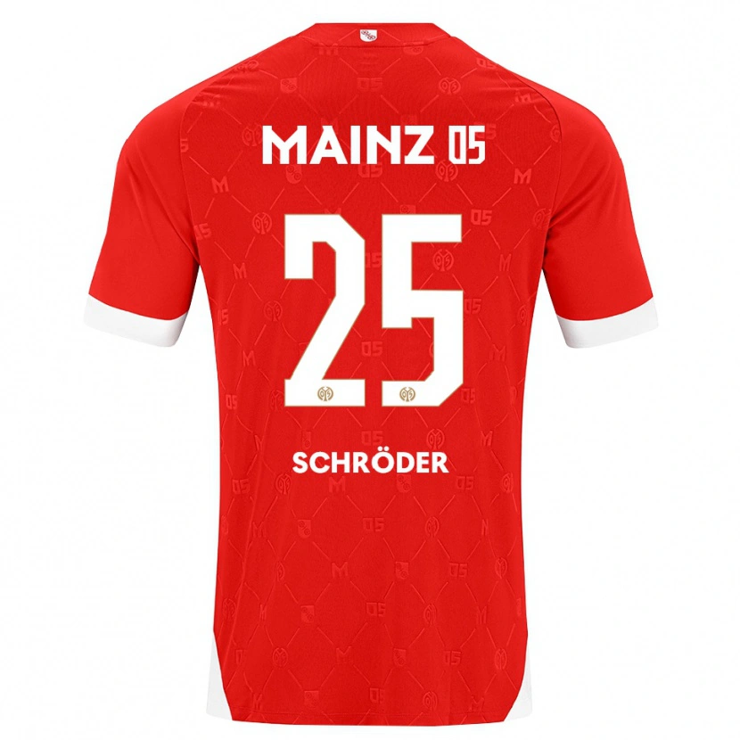 Danxen Damen Maxim Schröder #25 Rot Weiß Heimtrikot Trikot 2026/27 T-Shirt Schweiz