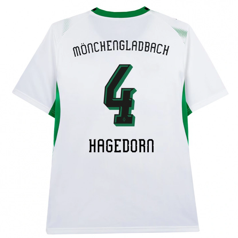 Danxen Damen Niels Hagedorn #4 Weiß Schwarz Grün Heimtrikot Trikot 2026/27 T-Shirt Schweiz