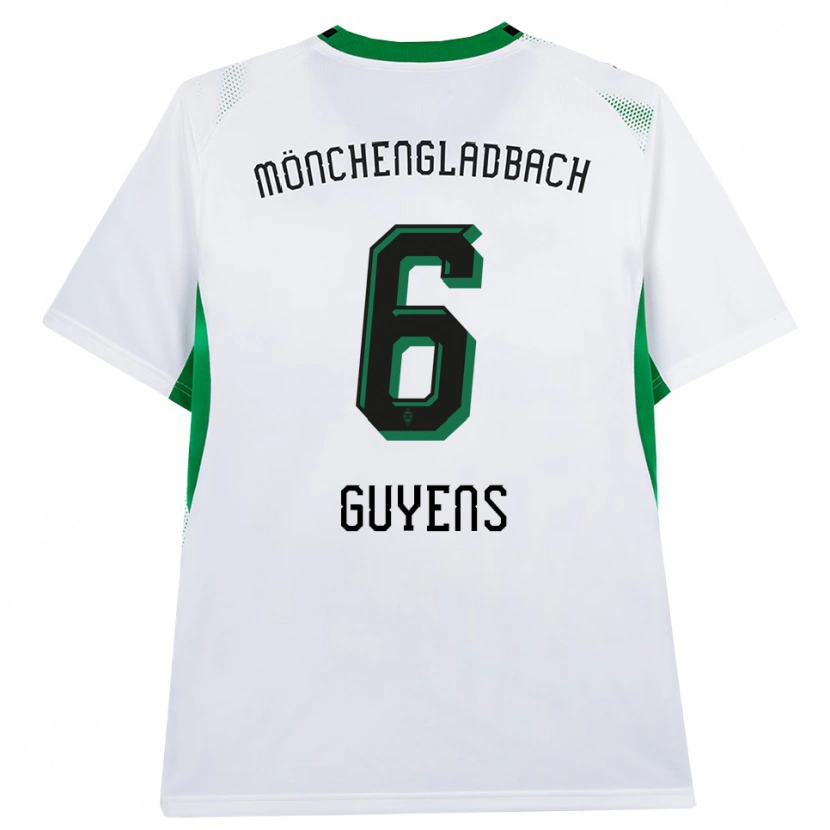 Danxen Damen Emily Guyens #6 Weiß Schwarz Grün Heimtrikot Trikot 2026/27 T-Shirt Schweiz