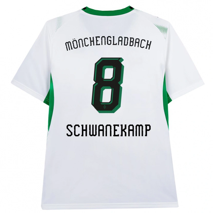 Danxen Damen Jana Schwanekamp #8 Weiß Schwarz Grün Heimtrikot Trikot 2026/27 T-Shirt Schweiz
