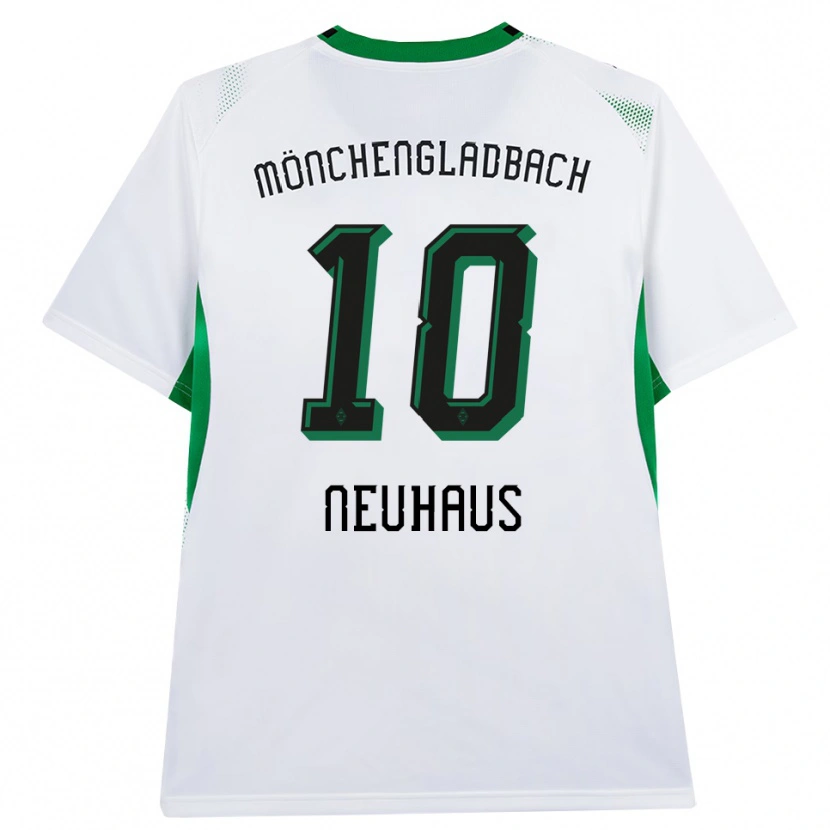 Danxen Damen Florian Neuhaus #10 Weiß Schwarz Grün Heimtrikot Trikot 2026/27 T-Shirt Schweiz