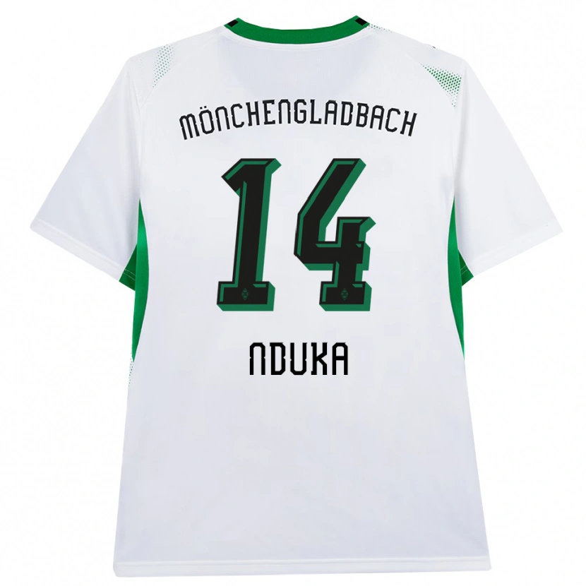 Danxen Damen Michael Nduka #14 Weiß Schwarz Grün Heimtrikot Trikot 2026/27 T-Shirt Schweiz