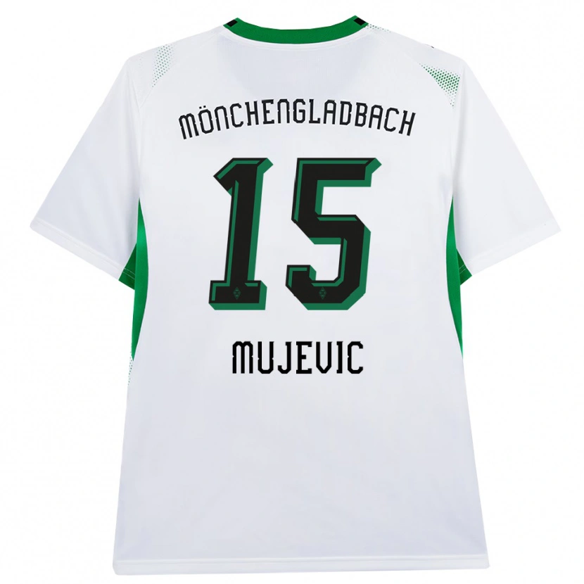 Danxen Damen Samin Mujevic #15 Weiß Schwarz Grün Heimtrikot Trikot 2026/27 T-Shirt Schweiz