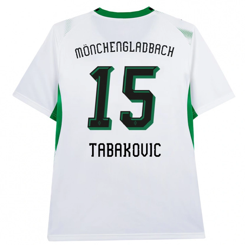 Danxen Damen Haris Tabakovic #15 Weiß Schwarz Grün Heimtrikot Trikot 2026/27 T-Shirt Schweiz