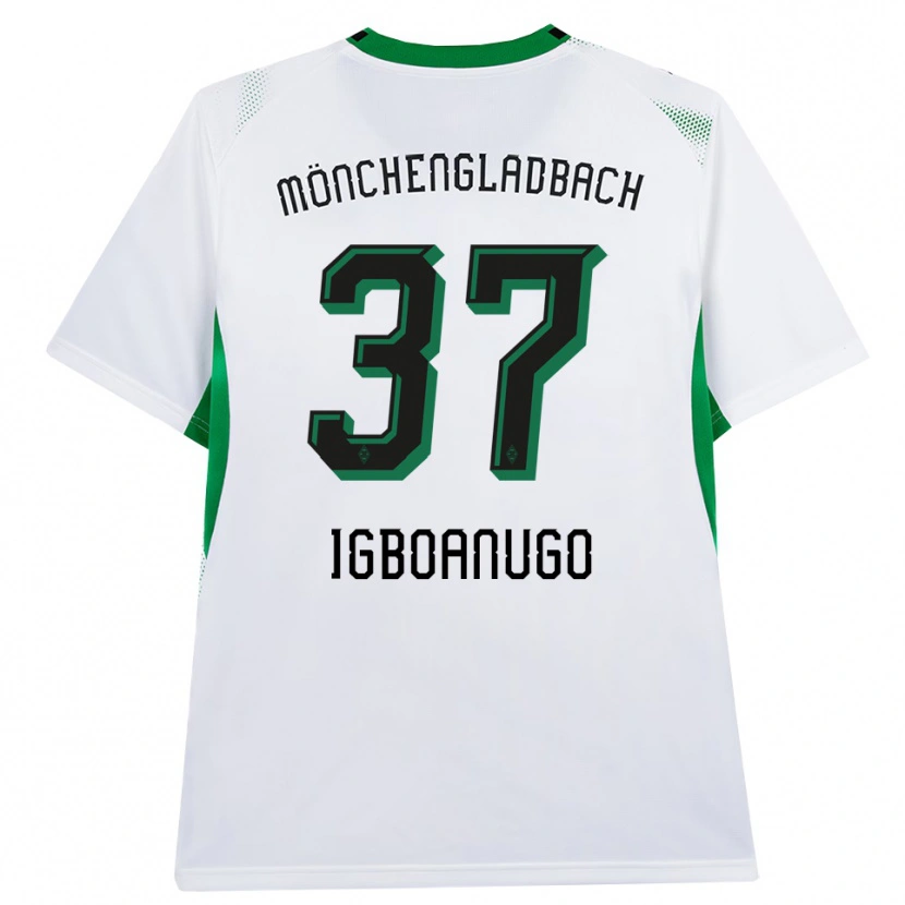 Danxen Damen David Igboanugo #37 Weiß Schwarz Grün Heimtrikot Trikot 2026/27 T-Shirt Schweiz