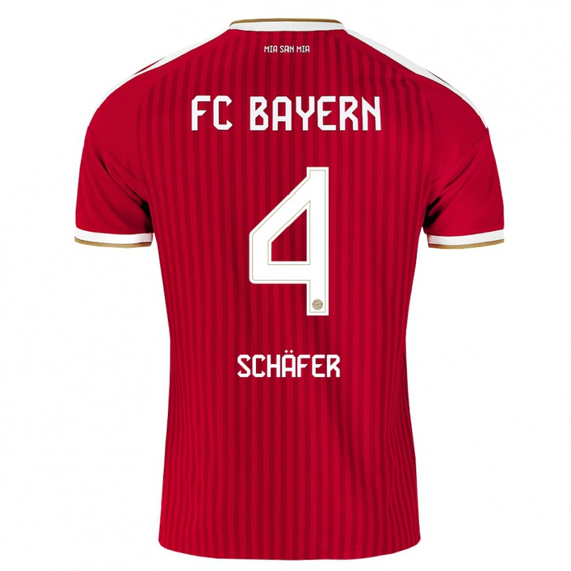 Danxen Damen Luis Schäfer #4 Rot Weiß Blau Heimtrikot Trikot 2026/27 T-Shirt Schweiz