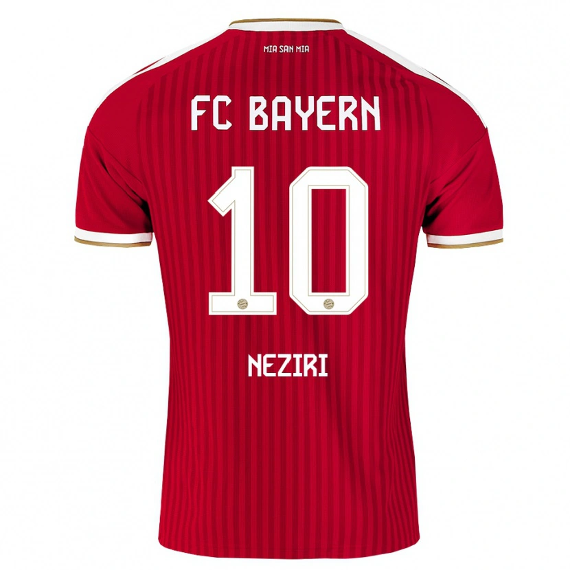 Danxen Damen Behar Neziri #10 Rot Weiß Blau Heimtrikot Trikot 2026/27 T-Shirt Schweiz