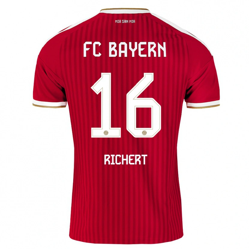 Danxen Damen Leonhard Richert #16 Rot Weiß Blau Heimtrikot Trikot 2026/27 T-Shirt Schweiz