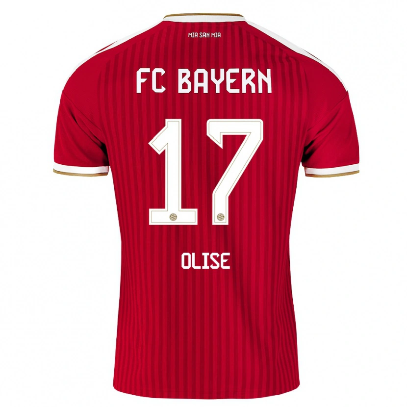 Danxen Damen Michael Olise #17 Rot Weiß Blau Heimtrikot Trikot 2026/27 T-Shirt Schweiz