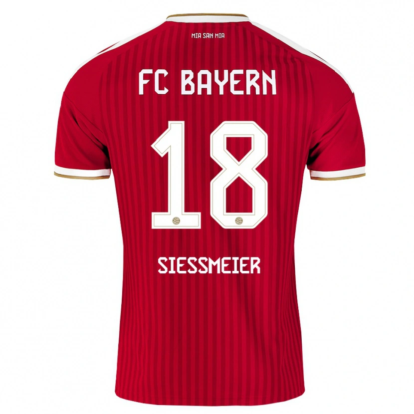 Danxen Damen Maximilian Sießmeier #18 Rot Weiß Blau Heimtrikot Trikot 2026/27 T-Shirt Schweiz