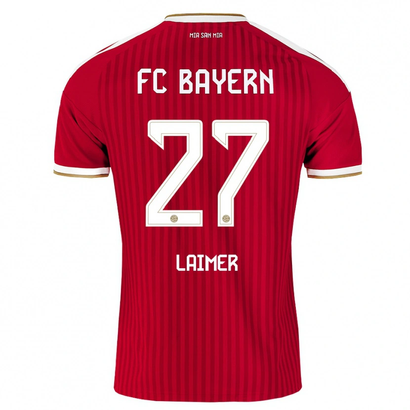 Danxen Damen Konrad Laimer #27 Rot Weiß Blau Heimtrikot Trikot 2026/27 T-Shirt Schweiz