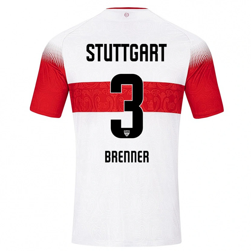 Danxen Damen Tom Brenner #3 Weiß Rot Gelb Heimtrikot Trikot 2026/27 T-Shirt Schweiz