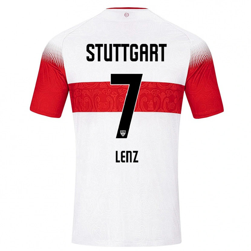 Danxen Damen Vadim Lenz #7 Weiß Rot Gelb Heimtrikot Trikot 2026/27 T-Shirt Schweiz