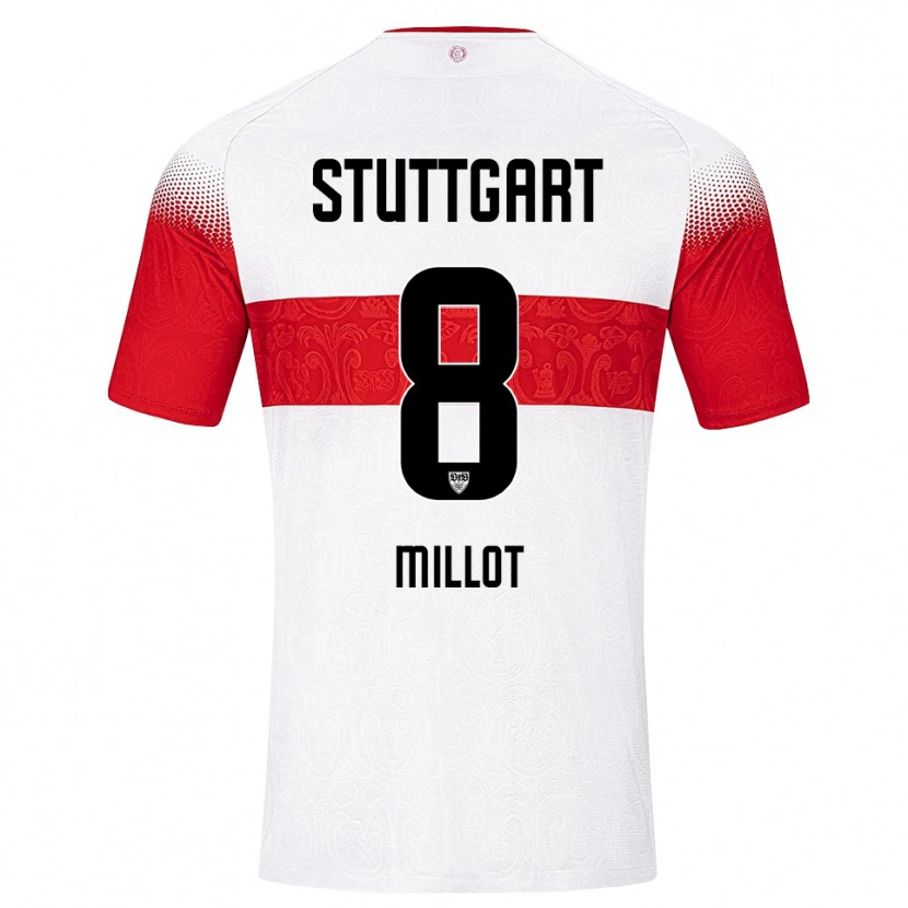 Danxen Damen Enzo Millot #8 Weiß Rot Gelb Heimtrikot Trikot 2026/27 T-Shirt Schweiz