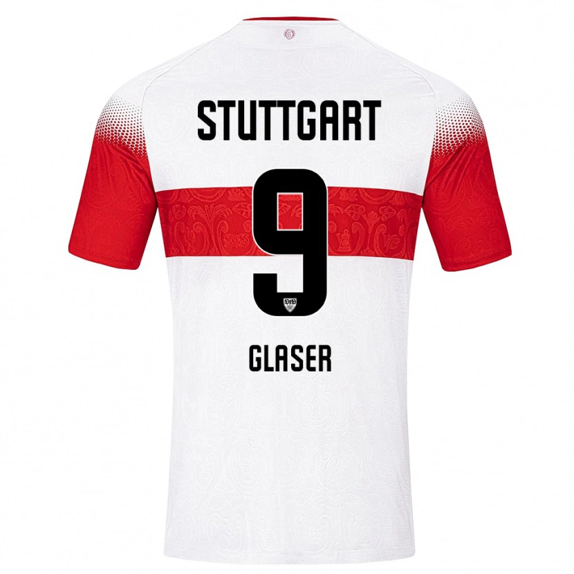 Danxen Damen Julia Glaser #9 Weiß Rot Gelb Heimtrikot Trikot 2026/27 T-Shirt Schweiz