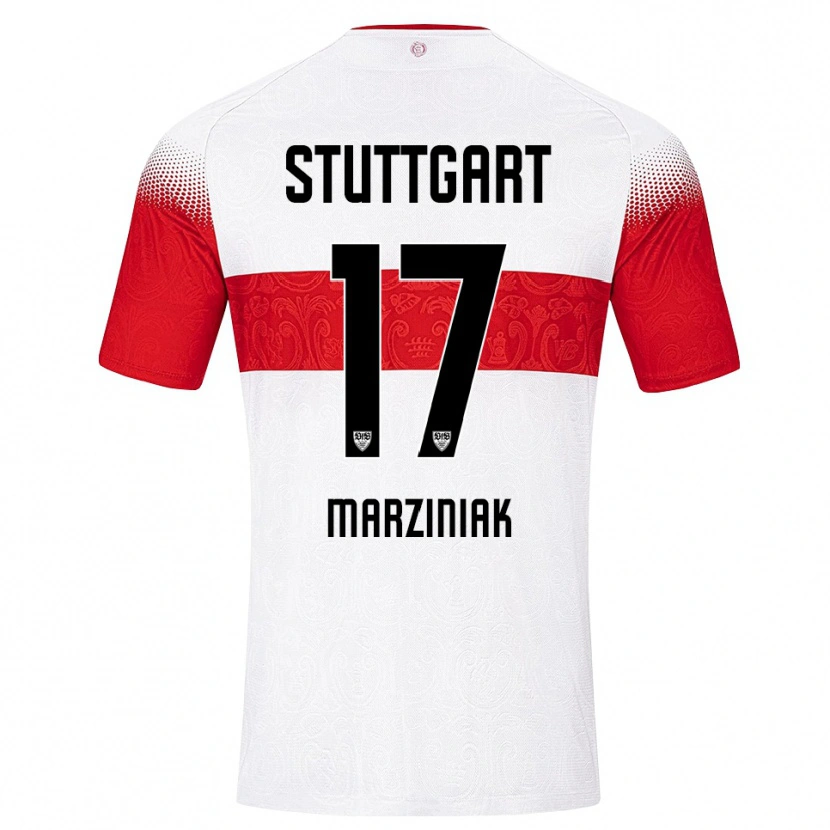 Danxen Damen Chiara Marziniak #17 Weiß Rot Gelb Heimtrikot Trikot 2026/27 T-Shirt Schweiz